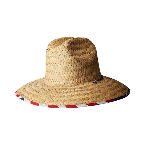  San Diego Hat Company Straw Lifeguard w/ Under Brim Print