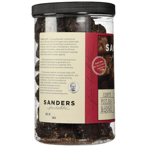  Sanders Dark Chocolate Sea Salt Caramels - 36 ounces (2.25 pounds)