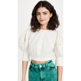 Sea Thora Thread Pull Puff Blouse