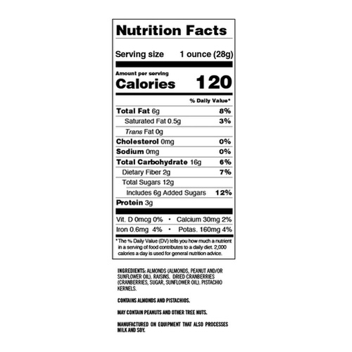  Second Nature California Medley Trail Mix, California Medley Mix, 26 Ounce Resealable Pouch