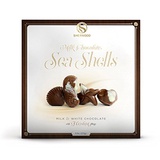 Sherwood European Milk & White Chocolate Sea Shells With A Luxurious Hazelnut Filling, In A Beautiful Gift Box