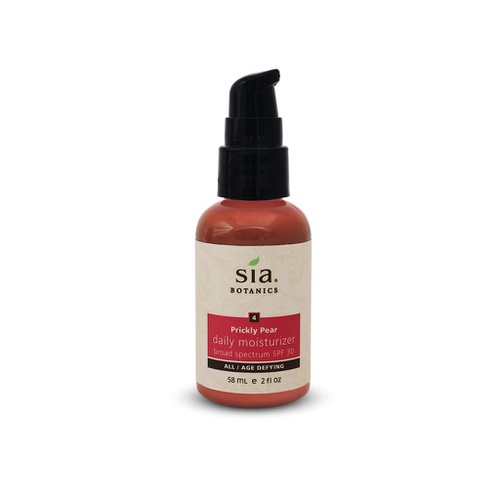 Sia Botanics, Prickly Pear Natural & Organic Face Moisturizer Cream with Natural Mineral Sunscreen SPF 30  2 Ounces