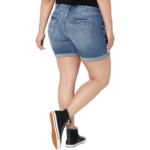  Silver Jeans Co. Plus Size Boyfriend Shorts W53608EAF242