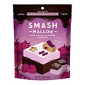 Smash Mallow Dark Chocolate Dipped Raspberry Marshmallows 4.5oz Bag Non GMO, Gluten Free & Sustainable