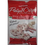 Snack Factory White Chocolate and Peppermint Pretzel Crisps (Pack of 2 Small 4 oz bags)