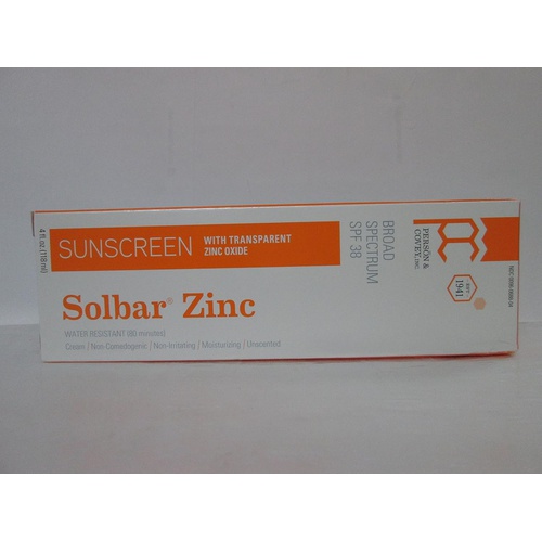  Solbar Zinc Sun Protection Cream SPF 38 4 oz (Pack of 2)