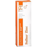 Solbar Zinc Sun Protection Cream SPF 38 4 oz (Pack of 5)