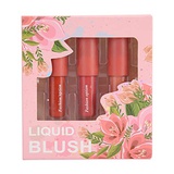Sonew 3 Colors Liquid Cheek Blusher Set, Face Blush Makeup Natural Blush Effect,Breathable Feel, Sheer Flush Of Color, Natural-Looking, Dewy Finish, Oil-Free Mineral Face Blush