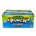 Sour Punch Straws, Sweet & Sour Flavored Soft, Chewy Candy, Tray, Blue Raspberry, 48 Oz