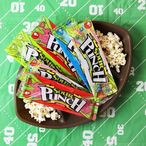  Sour Punch Straws, Variety 6 Pack, 4 Fruity Sweet & Sour Flavors, 4.5oz Trays