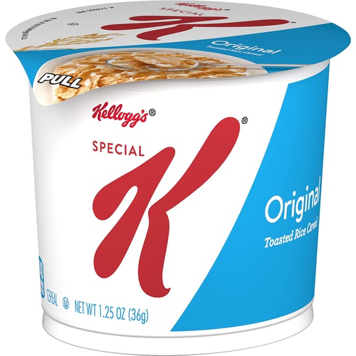  Kelloggs Special K, Breakfast Cereal, Original, 1.25oz (60 Count)