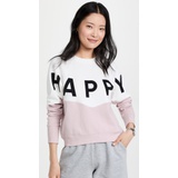 Spiritual Gangster Happy Bridget Raglan Pullover Sweatshirt
