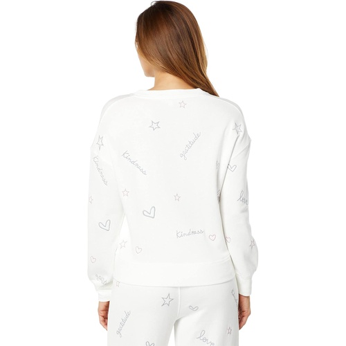 스플렌디드 Splendid Virtue Embroidered Sweatshirt