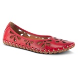 Spring Step Rayely Loafer_RED LEATHER