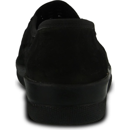 스프링스탭 Spring Step Twila Perforated Leather Loafer_BLACK LEATHER