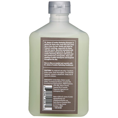  St James of London Lemongrass & Bergamot Hydrating Shampoo