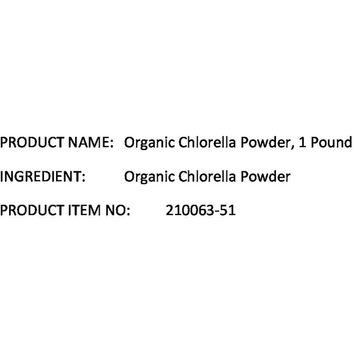  Starwest Botanicals Organic Chlorella Powder (Cracked Cell Walls), 1 Pound