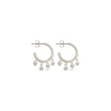 Sterling Forever Celeste Hoops Earrings