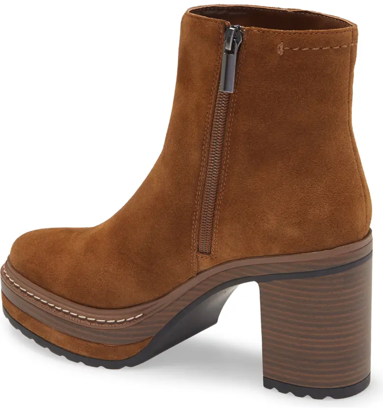 스티브매든 Steve Madden Sloanne Platform Bootie_COGNAC SUEDE