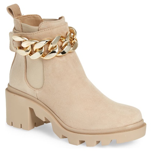 스티브매든 Steve Madden Amulet Chain Bootie_SAND SUEDE