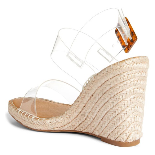 스티브매든 Steve Madden Uri Espadrille Wedge Sandal_CLEAR