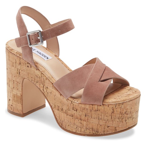 스티브매든 Steve Madden Brava Platform Sandal_MAUVE SUEDE