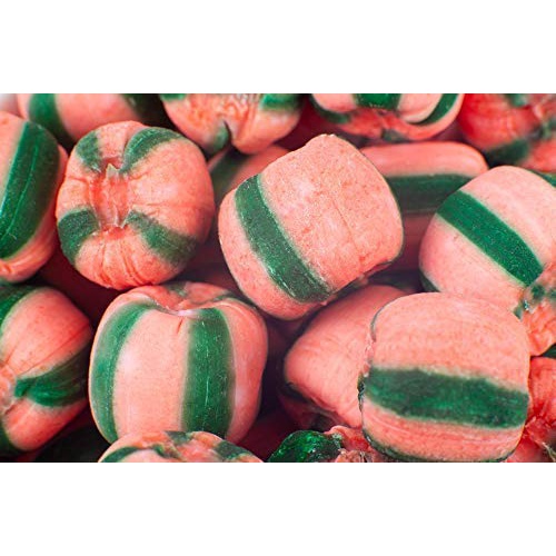  Stewart Candy Old Fashioned Pure Cane Sugar Candy Puff Balls -Made in the USA (Strawberry Flavor - 27oz Tub)