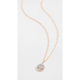 Stone and Strand Pave Smiley Necklace