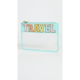 Stoney Clover Lane Clear Flat Travel Pouch