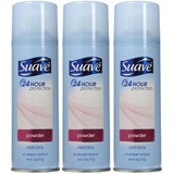 Suave 24 Hour Protection Aerosol Anti-Perspirant & Deodorant for Women-Powder-4 oz, 3 pk