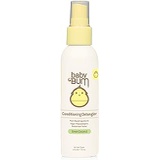 Sun Bum Baby Bum Conditioning Detangler Spray | Leave-In Conditioner Treatment with Soothing Coconut Oil, Natural Fragrance, Gluten Free and Vegan, 4 FL OZ, Packaging may vary