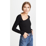 Susana Monaco Laurene Diagonal Neck Top