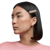 Swarovski Hair clip, Mixed cuts, Rectangular shape, Multicolored, Rhodium plated