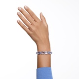 Swarovski Millenia bracelet, Octagon cut, Blue, Rhodium plated