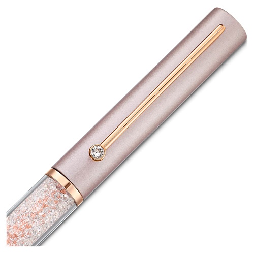 스와로브스키 Swarovski Crystalline Gloss ballpoint pen, Rose gold tone, Pink lacquered, Rose gold-tone plated