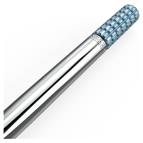 스와로브스키 Swarovski Ballpoint pen, Light blue, Chrome plated