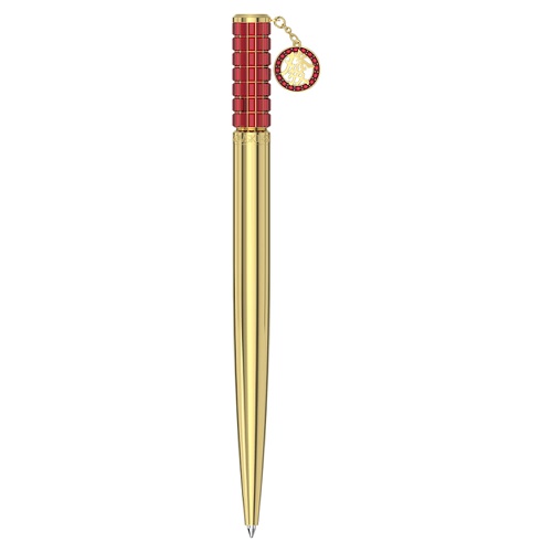 스와로브스키 Swarovski Alea ballpoint pen, Red, Gold-tone plated