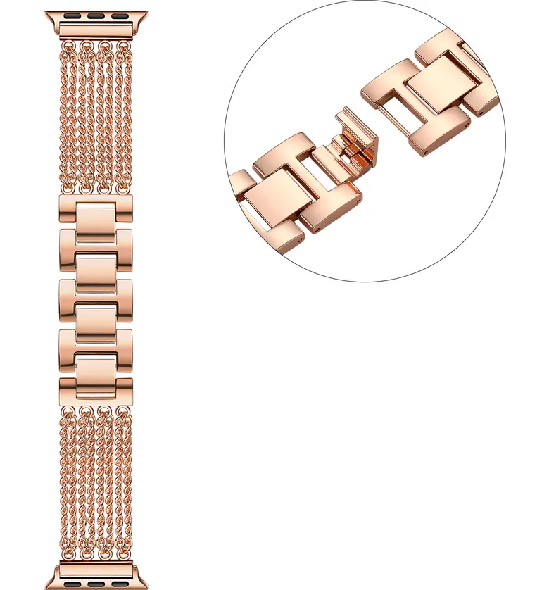  The Posh Tech Multi Chain Apple Watch Bracelet_ROSE GOLD