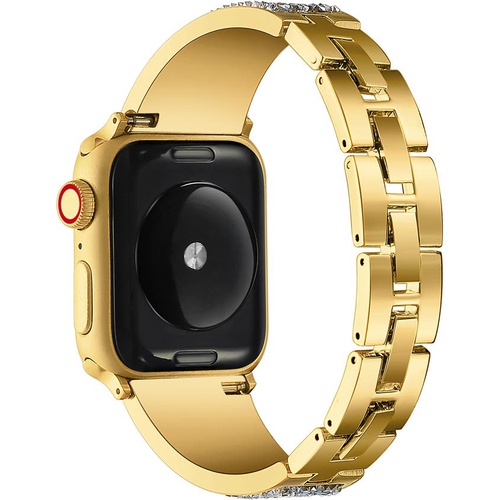  The Posh Tech Crystal Inlay Apple Watch Bangle_YELLOW GOLD