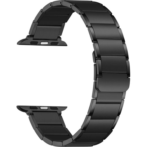  The Posh Tech Wide Link Magnetic Apple Watch Bracelet_BLACK