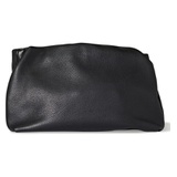 The Row Leather Frame Clutch_BLACK