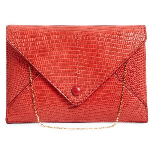 The Row Leather Envelope Bag_RUBY RED