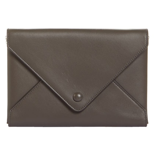  The Row Leather Envelope Bag_ASH GREY