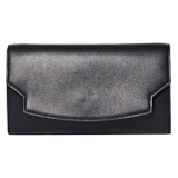 The Row Lady Leather Wallet_BLACK