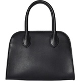 The Row Margaux 7.5 Leather Bag_BLACK