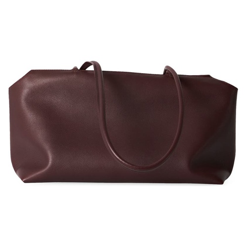  The Row Terrasse Leather Shoulder Bag_EGGPLANT