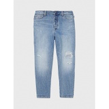 TOMMY ADAPTIVE Distressed Mom Fit Jean