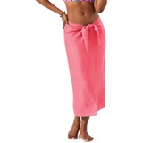 Tommy Bahama St. Lucia Linen Blend Sarong Skirt_CORAL COAST