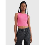 TOMMY JEANS Cropped Logo Tank Top