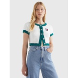TOMMY JEANS Plush Cropped Cardigan